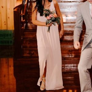 Show me your Mumu long pink dress